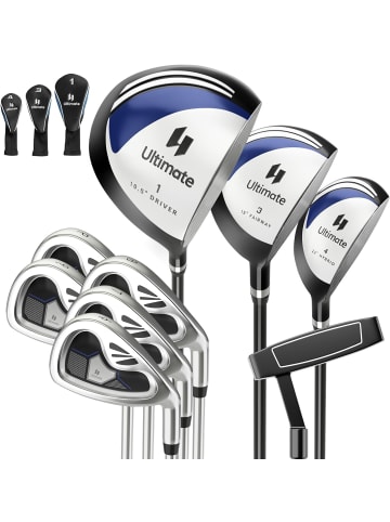 COSTWAY komplettes Herren Golfschläger Set in Blau