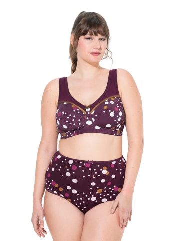 Ulla Popken Entlastungs-BH in traubenrot