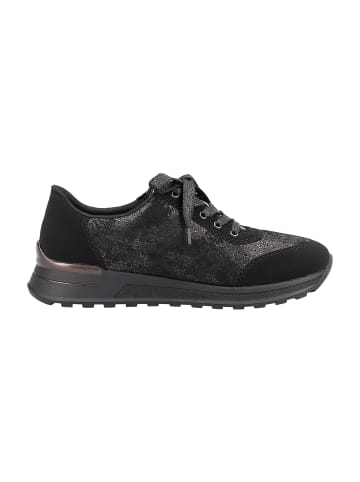 rieker Komfort Schnürschuhe in Schwarz