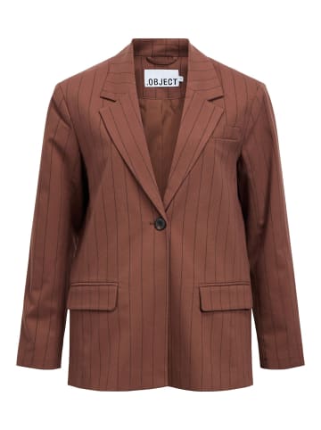 Object Blazer in Cocoa Brown