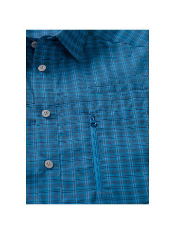 Maier Sports Mats S/S He-Hemd 1/2 Arm el. in Blau3028