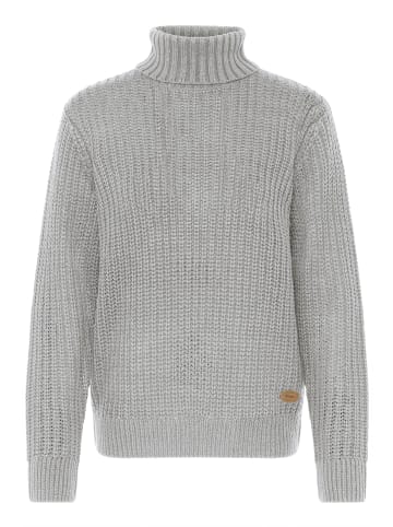 Oxmo Rollkragenpullover OXEdna in Grau