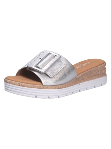 Gabor Pantolette in silber