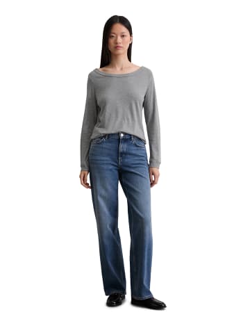 Marc O'Polo Longsleeve regular in Light Grey Melange