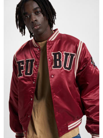 FUBU College-Jacken in red/black/creme