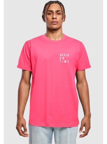 Mister Tee T-Shirts in hibiskus pink