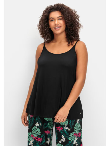 sheego Trägertop in schwarz