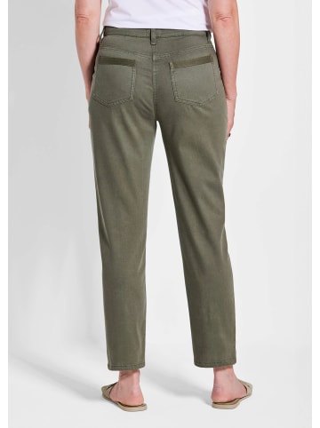 GOLDNER Cargohose Grüne, konische Hose SARA, sportiv in khaki