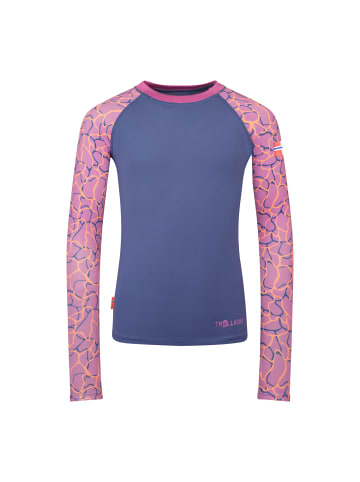 Trollkids Badeshirt langarm Haukland in violet blue