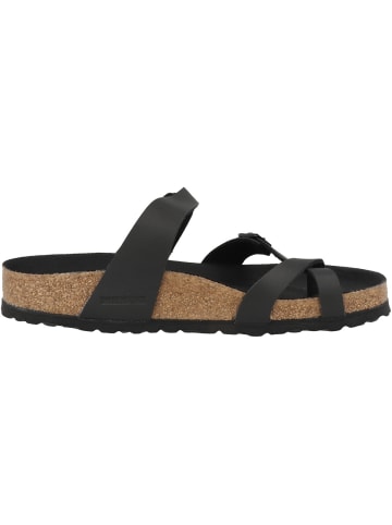 Birkenstock Pantolette Mayari Birko-Flor normal in schwarz