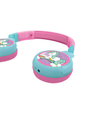 LEXIBOOK® Einhorn 2-in-1 Bluetooth® & Kabel-Kopfhörer faltbar