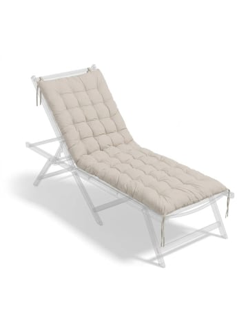 relaxdays Bankauflage in Beige - 180 x 70 cm