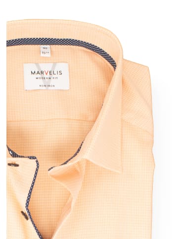 MARVELIS Modern Fit Businesshemd in Orange 91