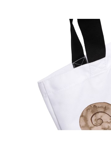 Mr. & Mrs. Panda Damen Schultertasche Schnecken Liebe ohne Spruch in Weiß