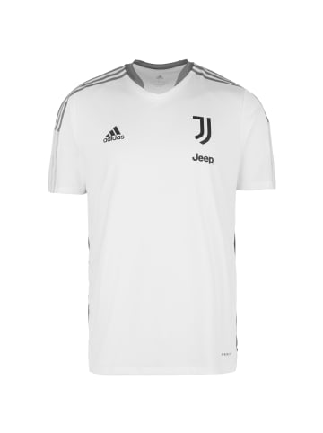 adidas Performance Trainingsshirt Juventus Turin in weiß / grau