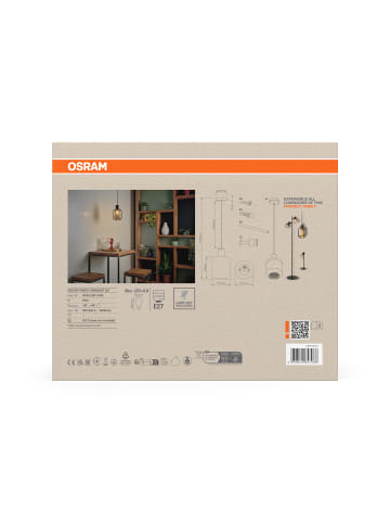 Osram Decor Firefly Pendelleuchte E27 170mm Metall/Glas