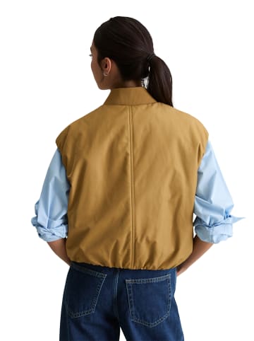 Marc O'Polo DENIM Blouson-Weste im Aviator-Stil relaxed cropped in Golden Ocher