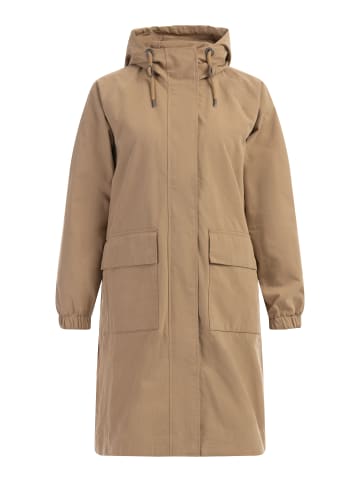 DreiMaster Vintage Leichter Baumwollparka in Dunkelbeige