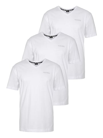 H.I.S. V-Shirt in weiss