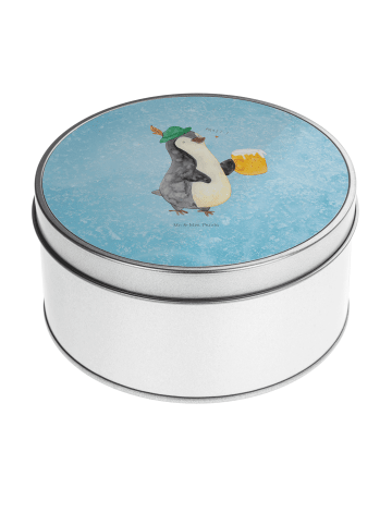 Mr. & Mrs. Panda Dose Pinguin Bier ohne Spruch in Eisblau