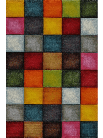 the carpet Kurzflorteppich Monde Deluxe in Mehrfach