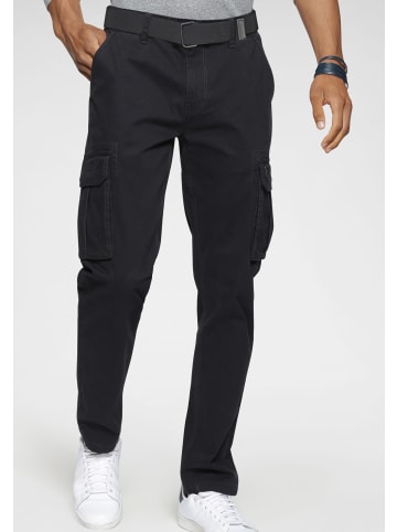H.I.S. Cargohose in schwarz