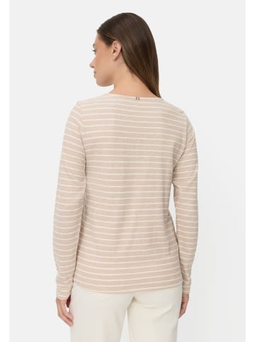 Camel Active Jerseyshirt aus 100% Baumwolle in Beige