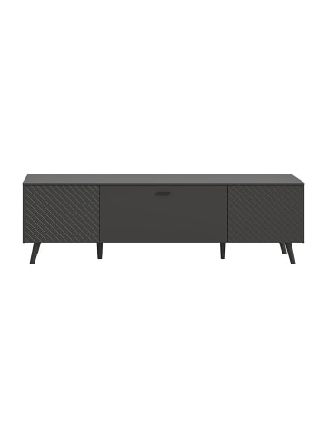 ebuy24 Sideboard Linea Grau 185 x 40 cm