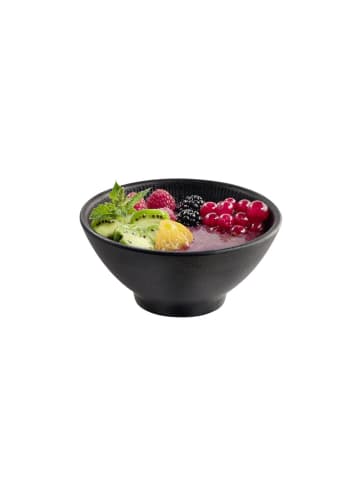 APS Schale NERO (black) in schwarz - Ø 13 cm, H: 6 cm 0,3 Liter