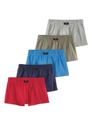 H.I.S Boxer in rot, blau, khaki, marine, grau-meliert