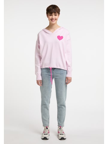myMo Damen Strickpullover in Rosa