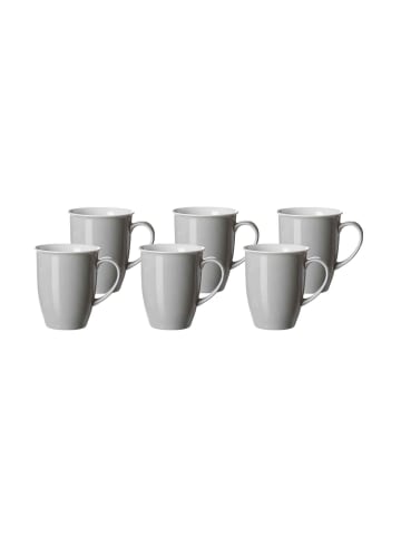 Ritzenhoff & Breker 6er Set Kaffeebecher Doppio 320 ml in Grau