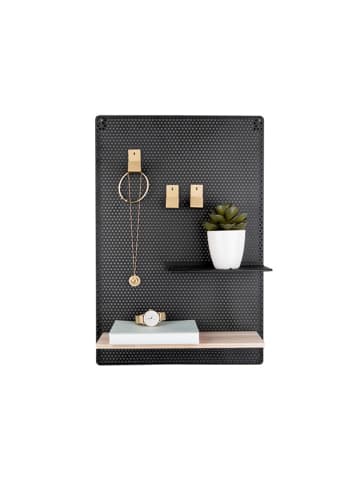 Present Time Memoboard Perky Mesh - Schwarz - 52x34,5x10,5cm