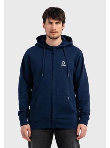 OLDSKULL Zip Hoodie Basic Oldskull 25 Logo in Navy Blue