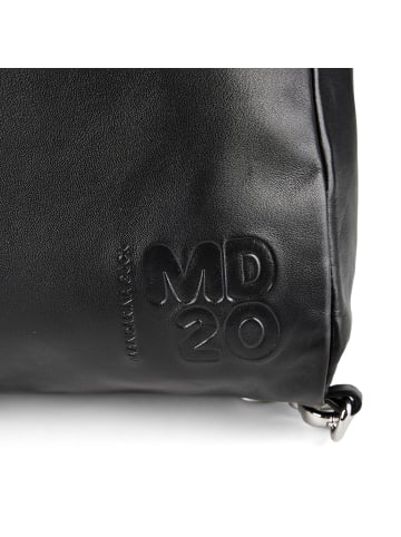 Mandarina Duck MD20 Schultertasche Leder 32.5 cm in nero