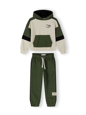 Minoti 2-tlg Jogginganzug 29FLEECE263 in khaki