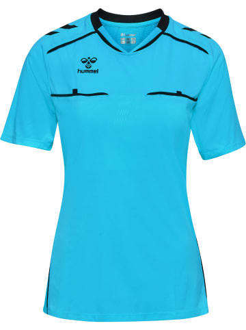 Hummel T-Shirt Hmlreferee Damen in NEON BLUE