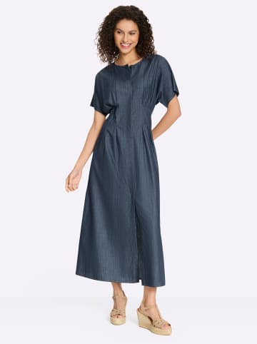 Heine Freizeitkleid in rauchblau-meliert