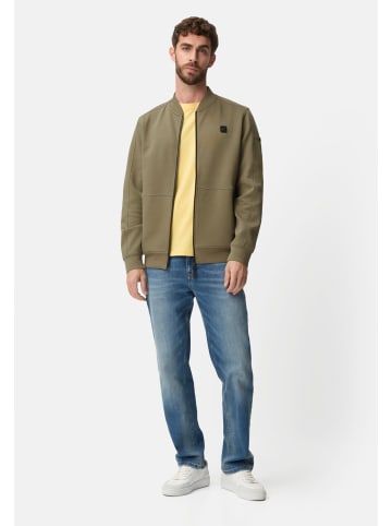 Camel Active fleXXXactive® Sweatjacke mit Reißverschluss in Olivgrün