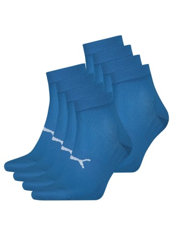 Puma Bodywear Quarter Socken 8 Paar in Blau