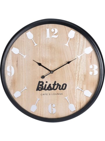 Home&Styling Collection Wanduhr in braun
