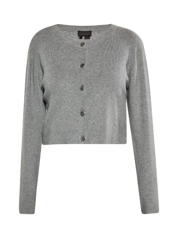NAEMI Damen Cardigan in Grau Melange
