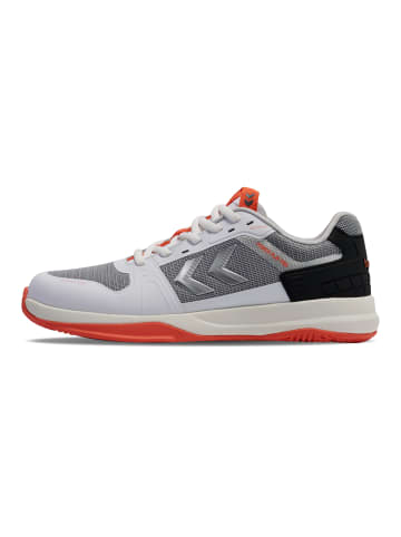 Hummel Hallenschuh Power Play Innenbereich Erwachsene in WHITE/BLACK/RED