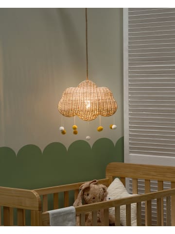 Beliani Pendelleuchten ONON in /Weiß/Gelb - (W) 33 x (H) 180 x (L) 13 cm