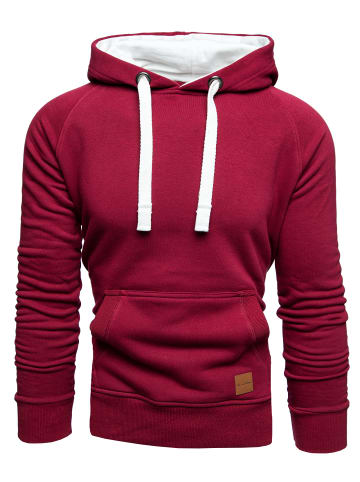 Amaci&Sons Kapuzenpullover LANSING in Bordeaux