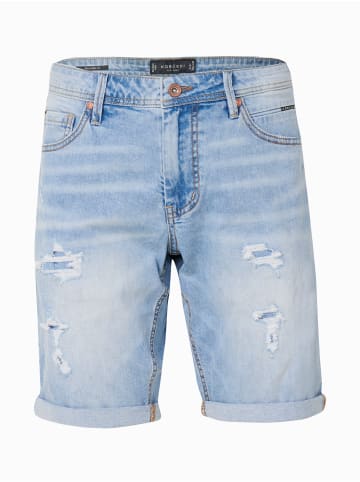 KOROSHI Entspannte denim-bermudashorts mit fÃ¼nf taschen in blau