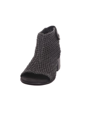 rieker Schaftsandalette in schwarz/schwarz