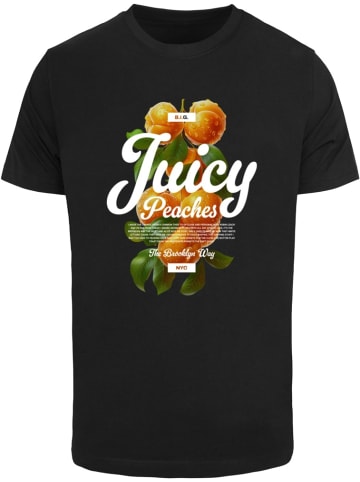 Mister Tee T-Shirt "Delicious Peaches Tee" in Schwarz