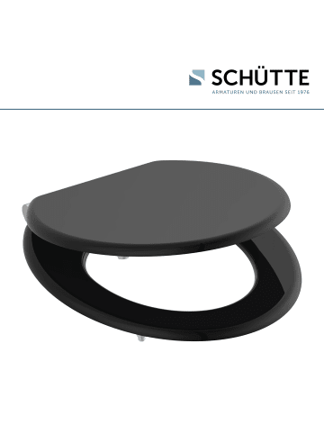 Franz Joseph Schütte MDF WC-Sitz SPIRIT BLACK, mit Absenkautomatik