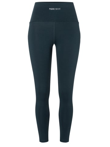 super.natural Merino Leggings HIGH RISE TIGHT in blau